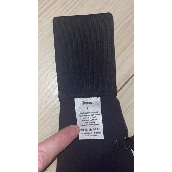 Knix Wing Woman Bra Molded Cups Wire Free Womens Size 7 Black New Nwt - Picture 6 of 6